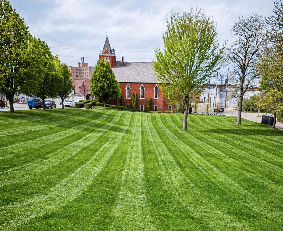 Commercial landscaping maintenance in Papillion and nearby Omaha areas